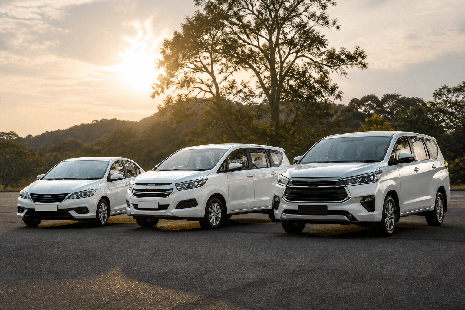 Clean Rathya vehicle categories used for transparent pricing comparison